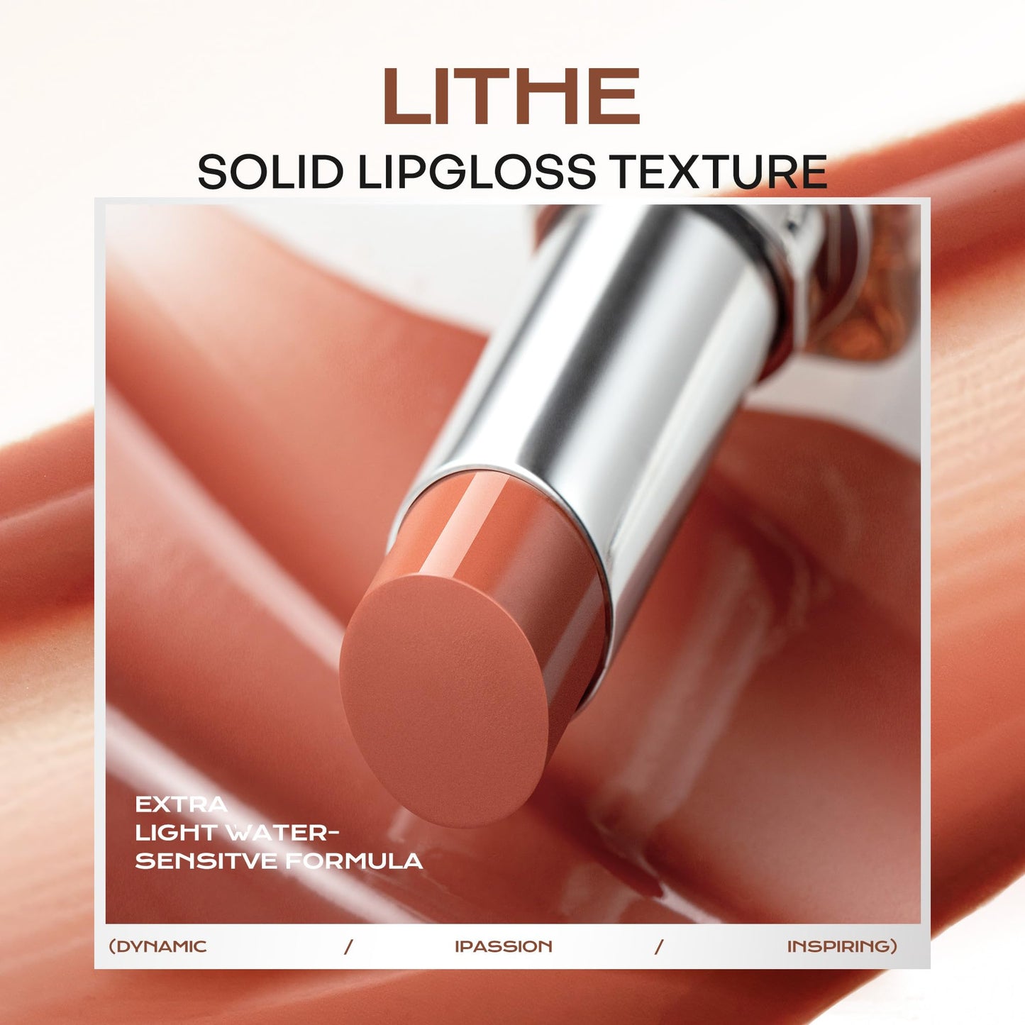 Mistine Lipstick Thai Latte Sheer Aqua Rouge Flowing Plumping Lipstick for Women Non-sticky Hydrating Lipstick Creamy Finish S03 Shell Luster Peach 3.5g,1 Count