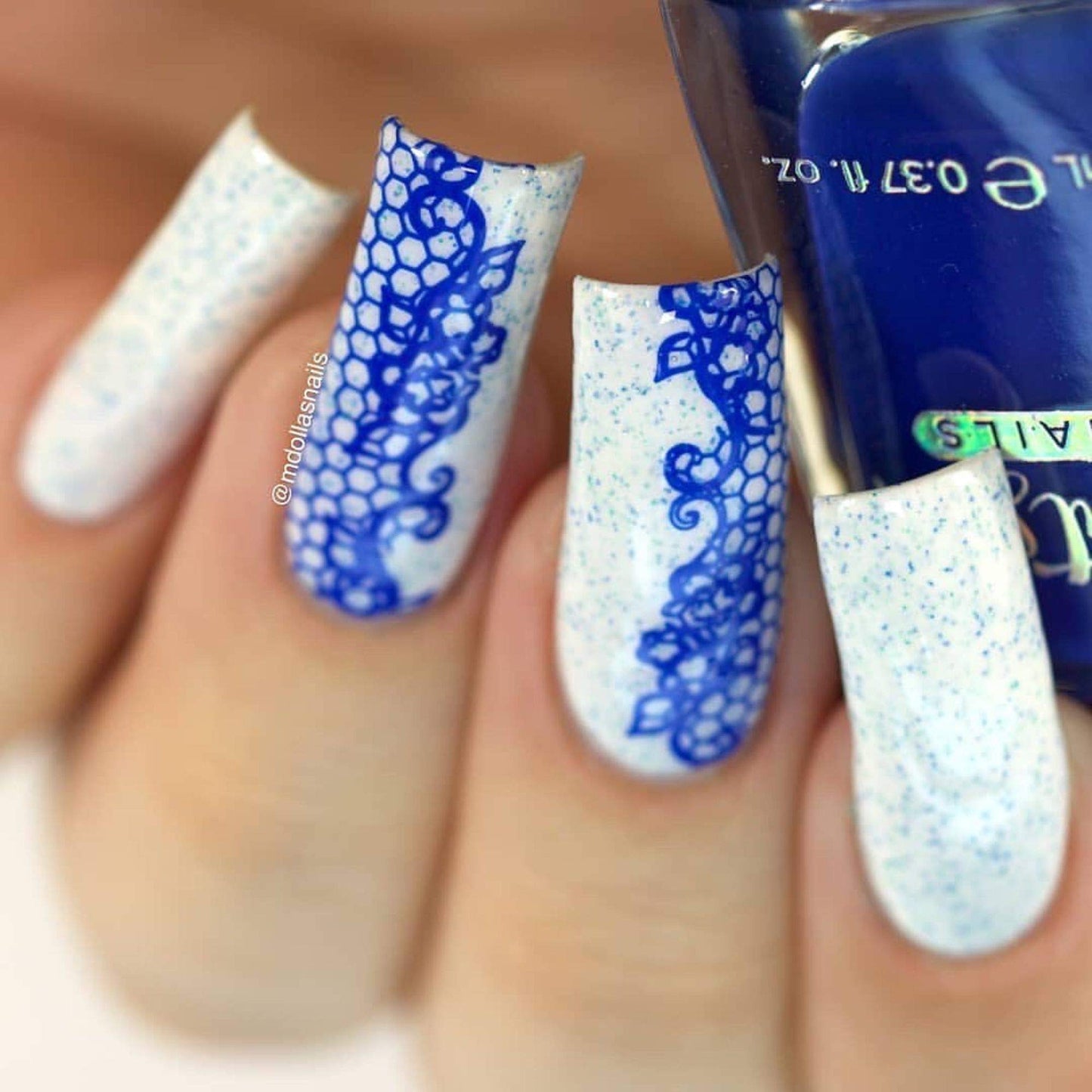 Whats Up Nails - Jay for a Day Stamping Polish Blue Creme Lacquer for Stamped Nail Art Design 7 Free Cruelty Free Vegan