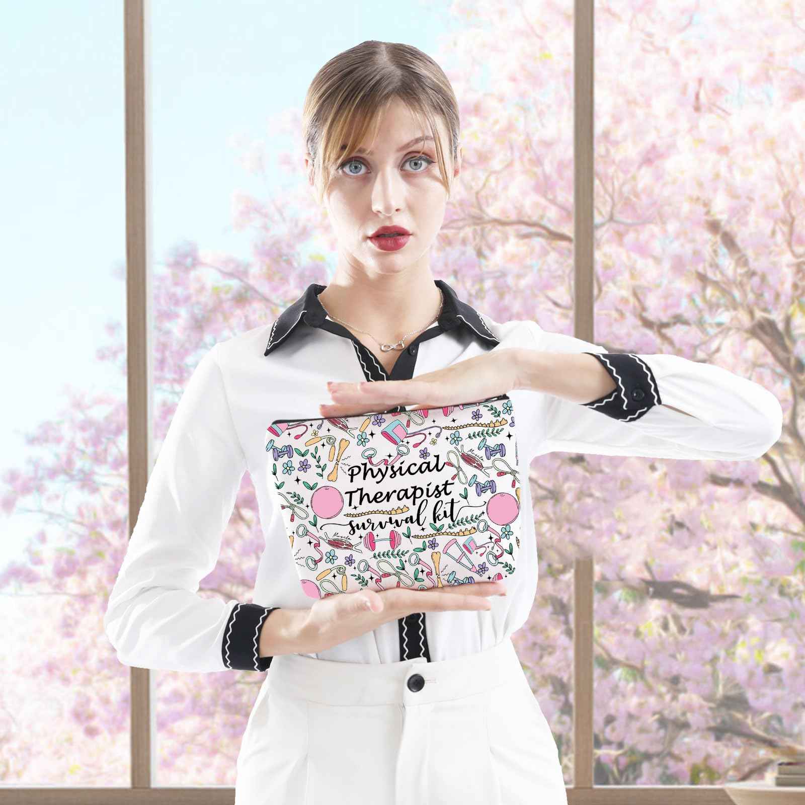 GJTIM Physical Therapist Gift PT Appreciation Thank You Gift Physical Therapist survival kit Makeup Bag (Survival Kit PT 2)