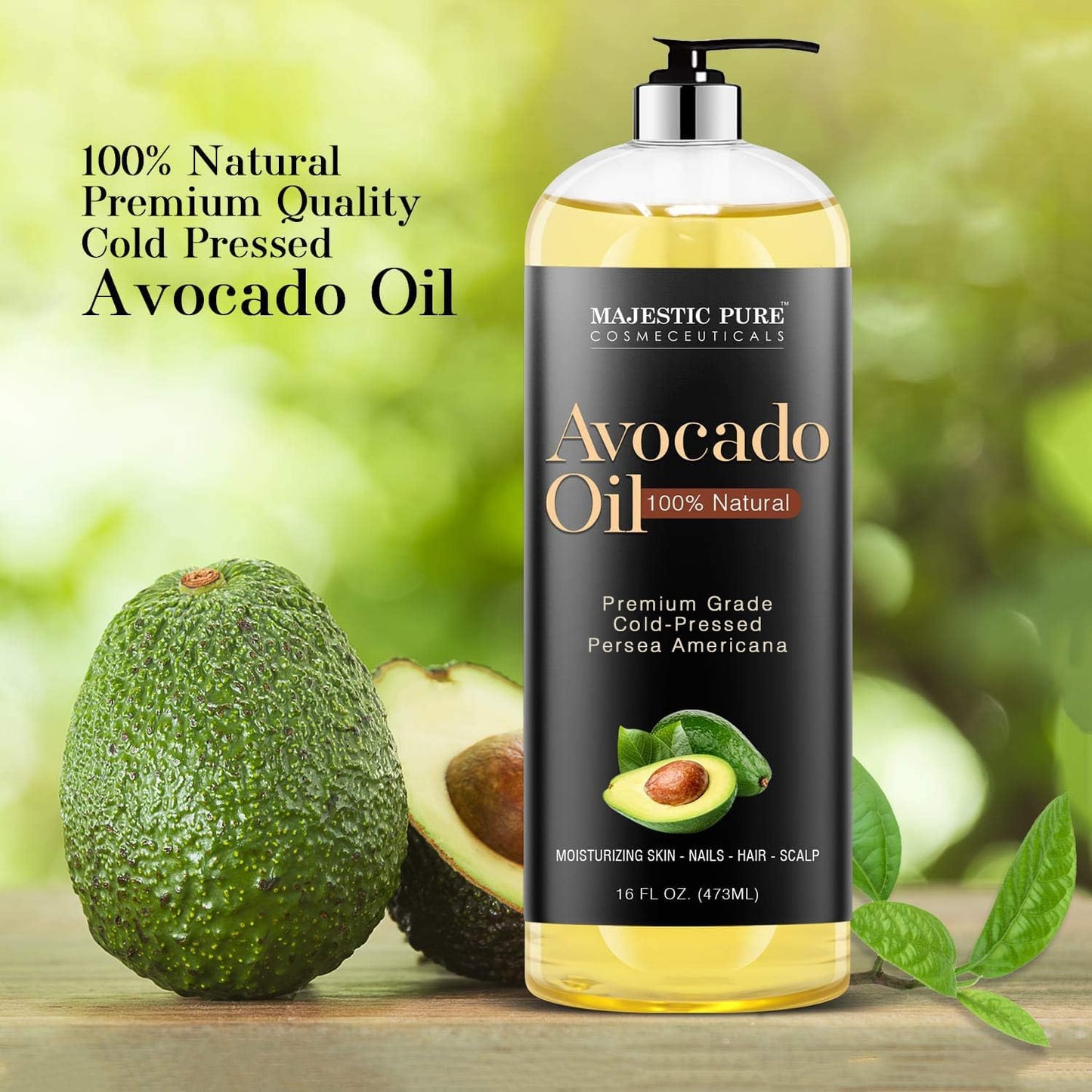 Majestic Pure Vitamin E Oil (Avocado 16 Fl Oz)