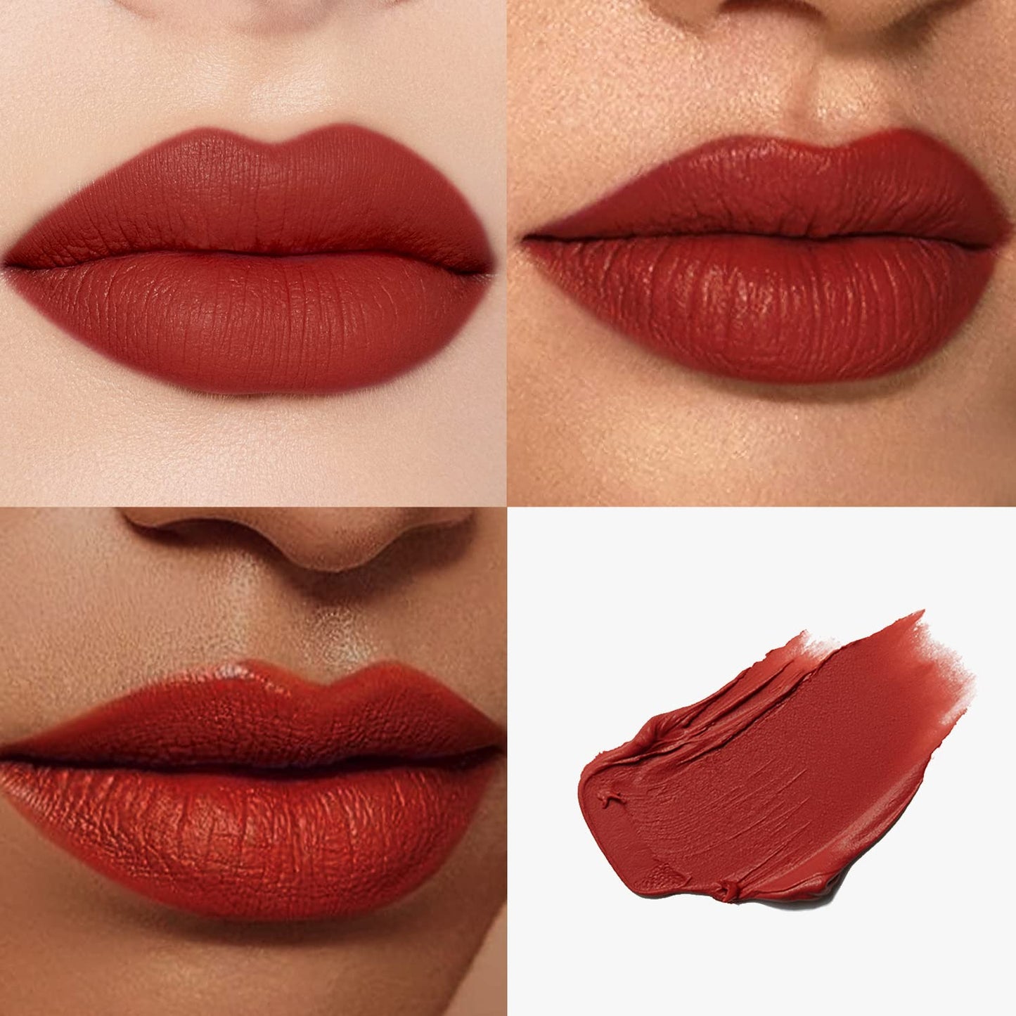 Catkin Rouge Matte Lipstick, Waterproof Long Lasting Satin Moisturizing Smooth Soft 0.13 Ounce-Chinese Style (C.129)