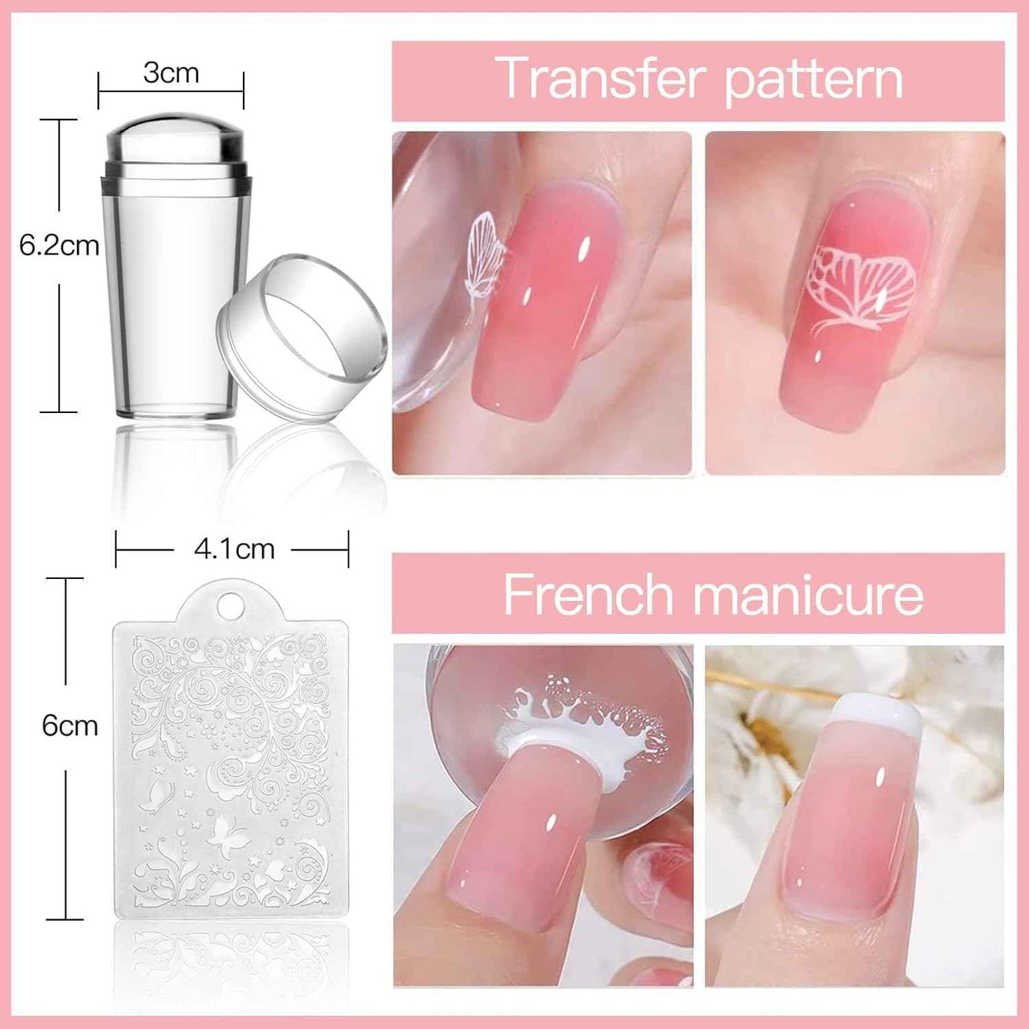 Biutee Gel Nail Stamping Kit with 8 Colors Nail Stamping Polish Gel Nail Stamping Plates 10PCS Nail Stamp Plates Nail Stamper Starry Sky Lace Flower Leaves Animal Nail Stamping Kit Nail Design