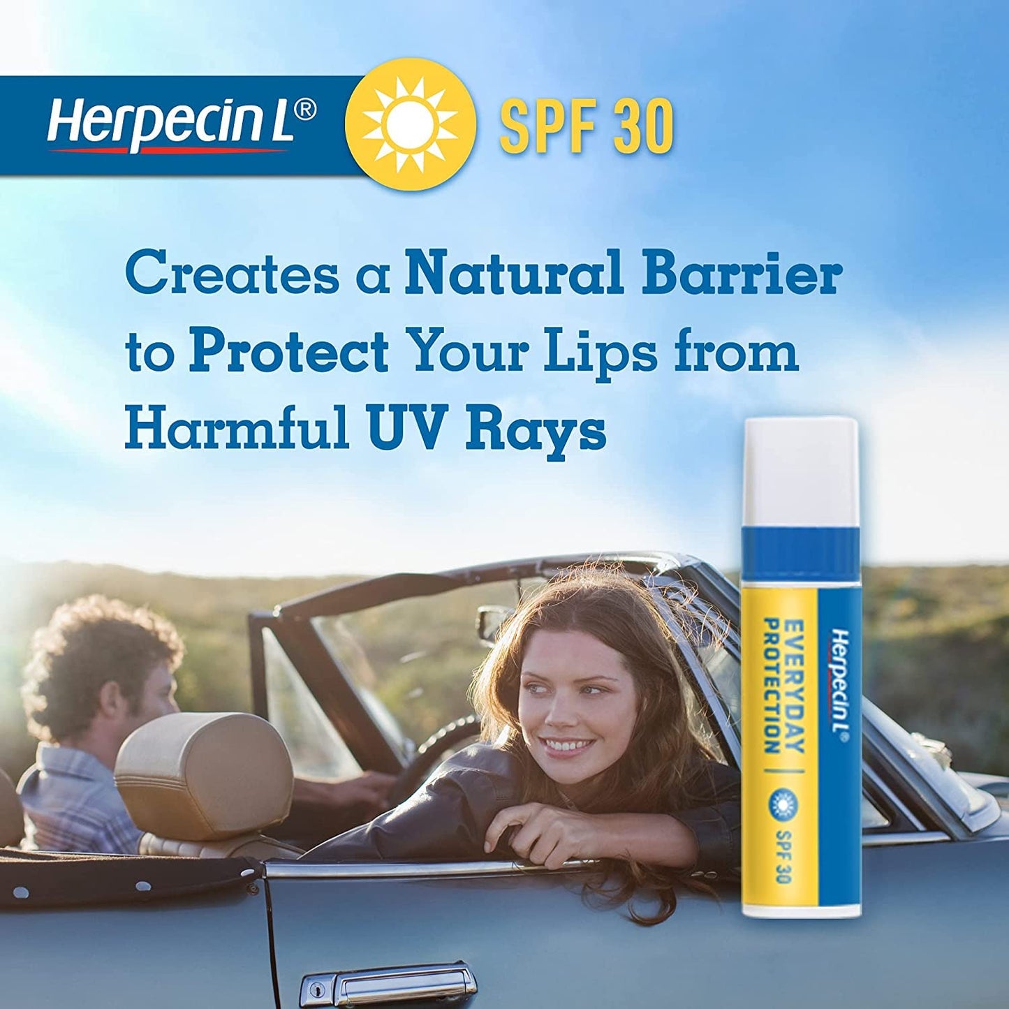 Herpecin-L Lip Balm Stick, 30 SPF, 0.1 Ounce (Pack of 6)