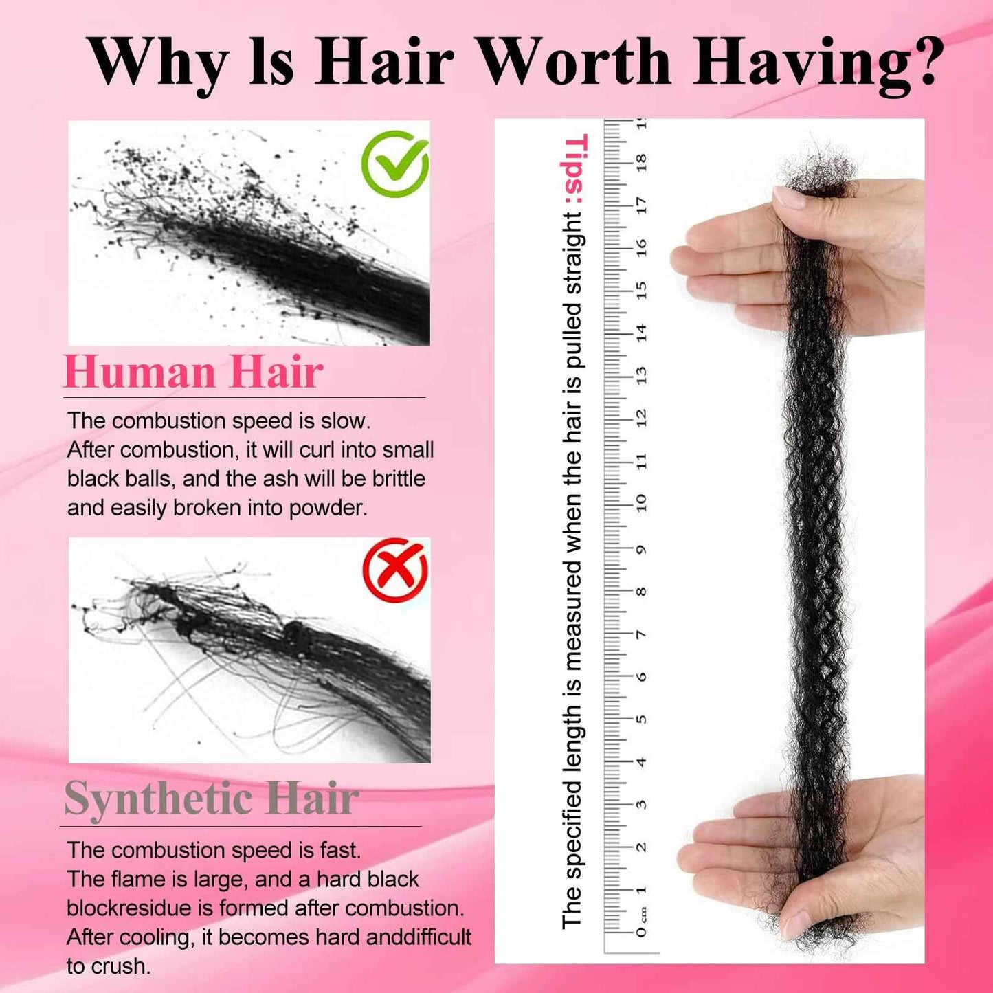 Afro Kinkys Bulk Human Hair for Braiding Burgundy Afro Kinky-Curly Human Hair Bulk for Twist 16 Inch 50g/Bundle 99J No Weft 4c Kinky Curly Bundles for Braids Micro Locs Dreadlock Extensions