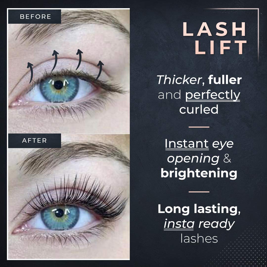 10 Sets Of Lash Lift & Brow Lamination Lotions For Professionals | Instant Perming, Lifting & Curling for Eyelashes & Eyebrows | Salon Results Lasting 6-8 Weeks | 10 Semi Permanent Treatments Supplies