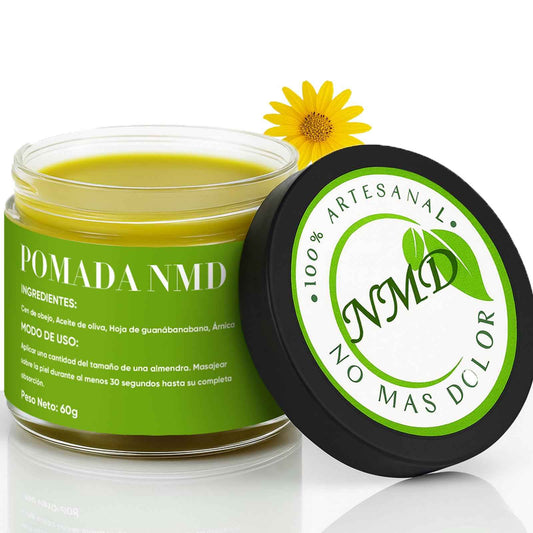 RTQSU Pomada NMD, Pomada NMD Para Dolor Muscular - Natural Herbal Artesanal Joint Cream with Arnica, Olive Oil, Soursop Leaf, Beeswax, Maximum Strength Comfort Ointment for Muscle, Foot (1)
