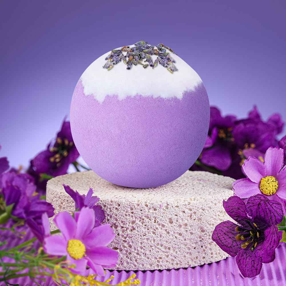 Birthday Gifts for Women - Christmas,Valentines Day,Birthday,Thanksgiving Day,Mothers Day Gifts - Unique Lavender Spa Basket Set Gift for Mom,Wife,Aunt,Daughter,Sister,Girlfriend,Her