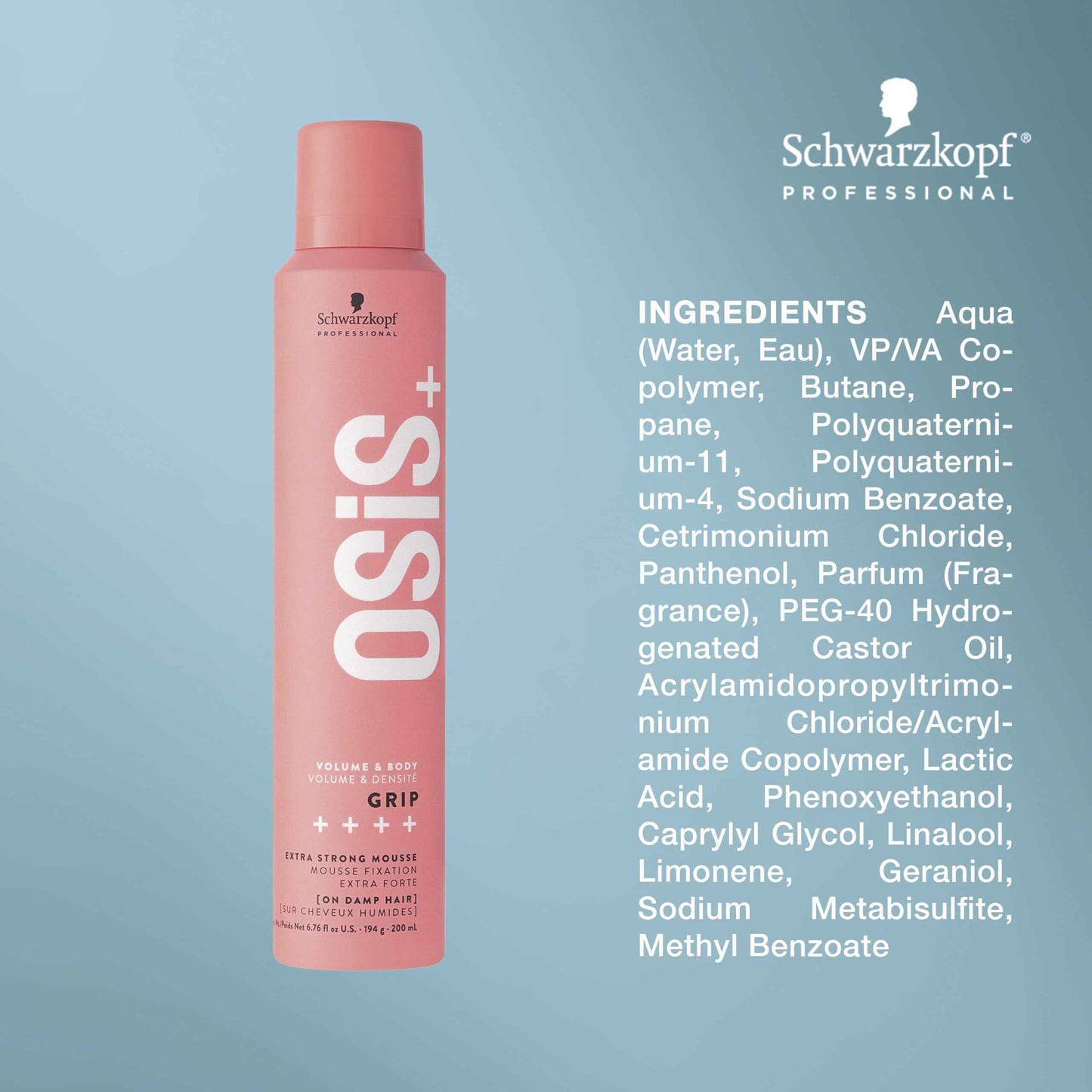 OSiS+ Packing Light and Styling Right Travel Hair Styling Kit - Includes Dust It Mattifying Volume Hair Powder, Travel Size Grip Extreme Hold Mousse, Limited-Edition Travel-Size Makeup Bag Gift Set