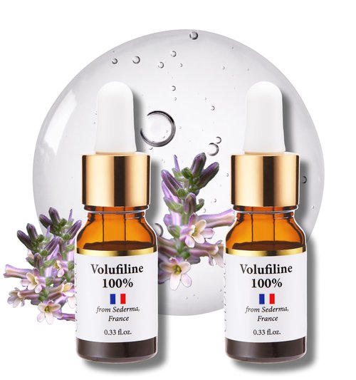 CELDYQUE 100% Pure Volufiline Concentrate Serum 2ea - Skin Firming Solution & Clinically Proven | Anti-Wrinkle, Enhances Facial Contours, Boosts Collagen for Sagging Mature Skin Korean Skincare