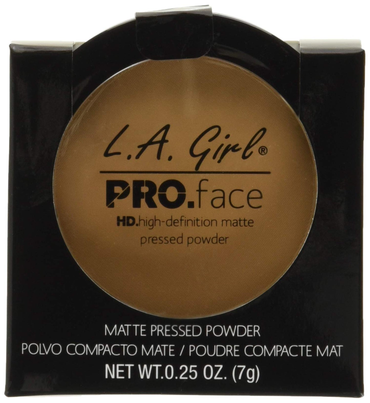 L.A. Girl PRO.Face Matte Pressed Powder, Classic Tan GPP610 (Pack of 3)