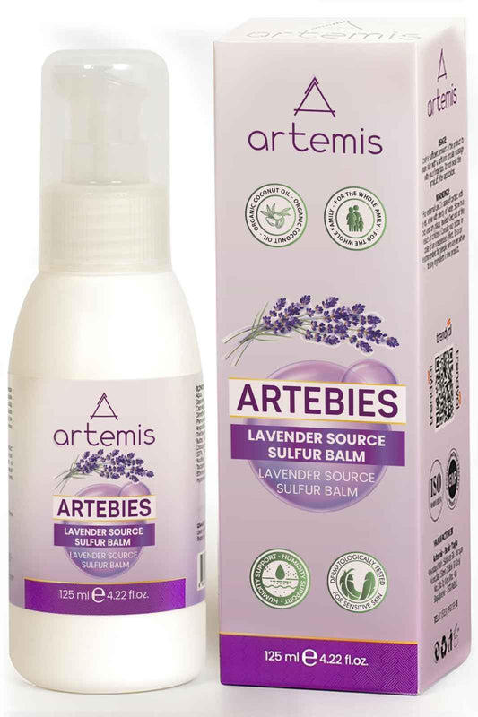 Lavender Sulfur Anti-Itch Cream 4.22 oz, Fast-Acting Relief for Itching Bug Bites Skin Irritations Redness, Cleanses Protects Restores Skin, Suitable for All Skin Types