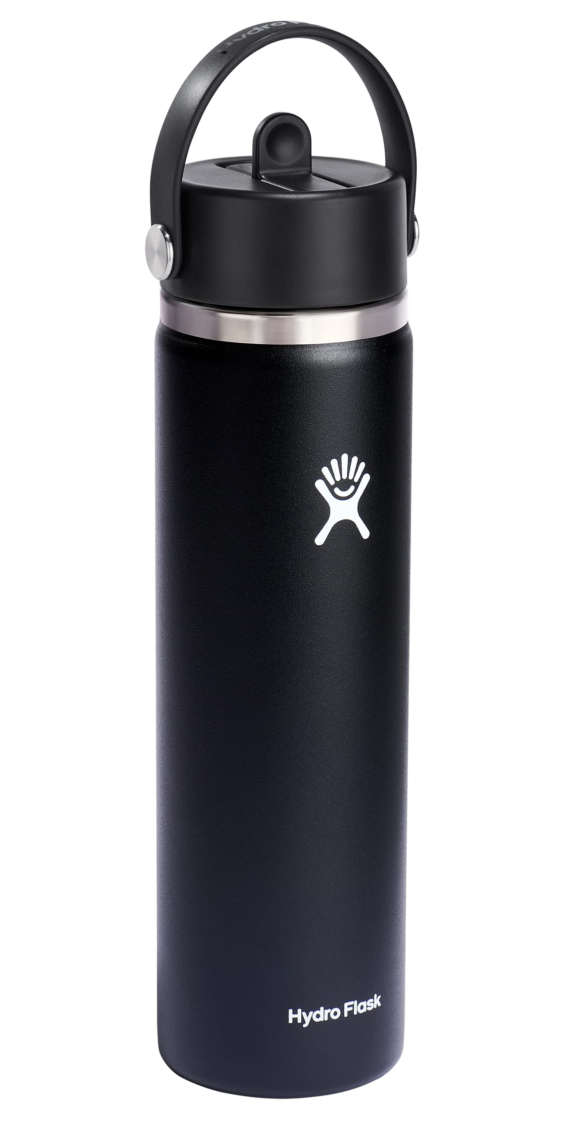 Hydro Flask Wide Flex Straw Cap Black 24 Oz