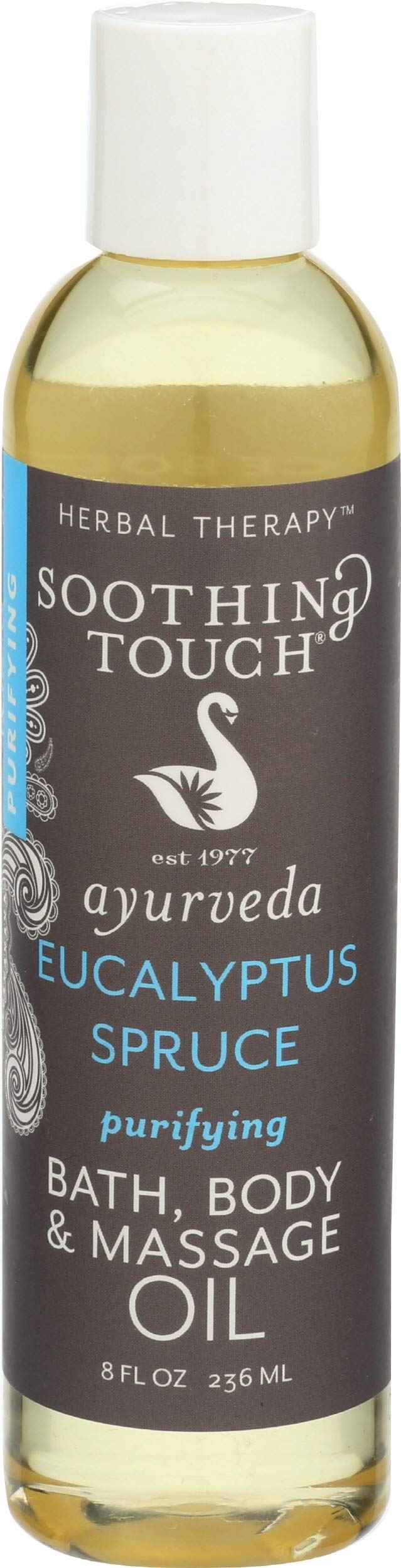 Soothing Touch Eucalyptus Bath & Body Massage Oil, 8 oz