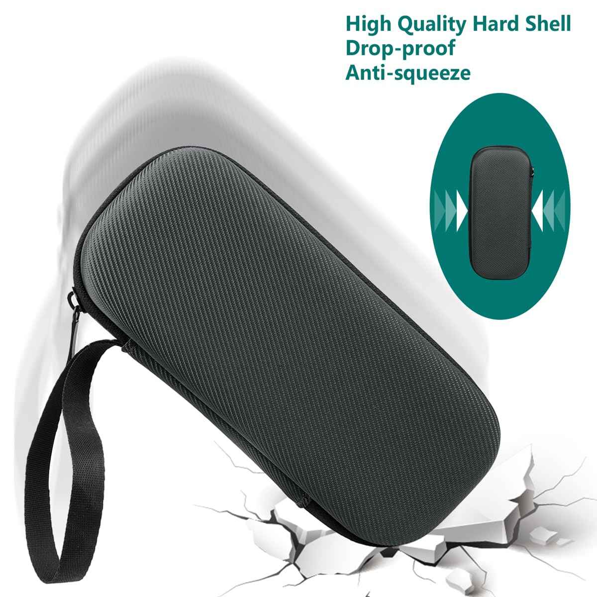 Gaocthiy Travel Case for Philips Norelco One Blade Trimmers, Portable Hard Case for One Blade Replacement Heads Acessories, QP2520, QP2630, QP6510, QP6520, QP653, Fashinable Storage Carrying Bag