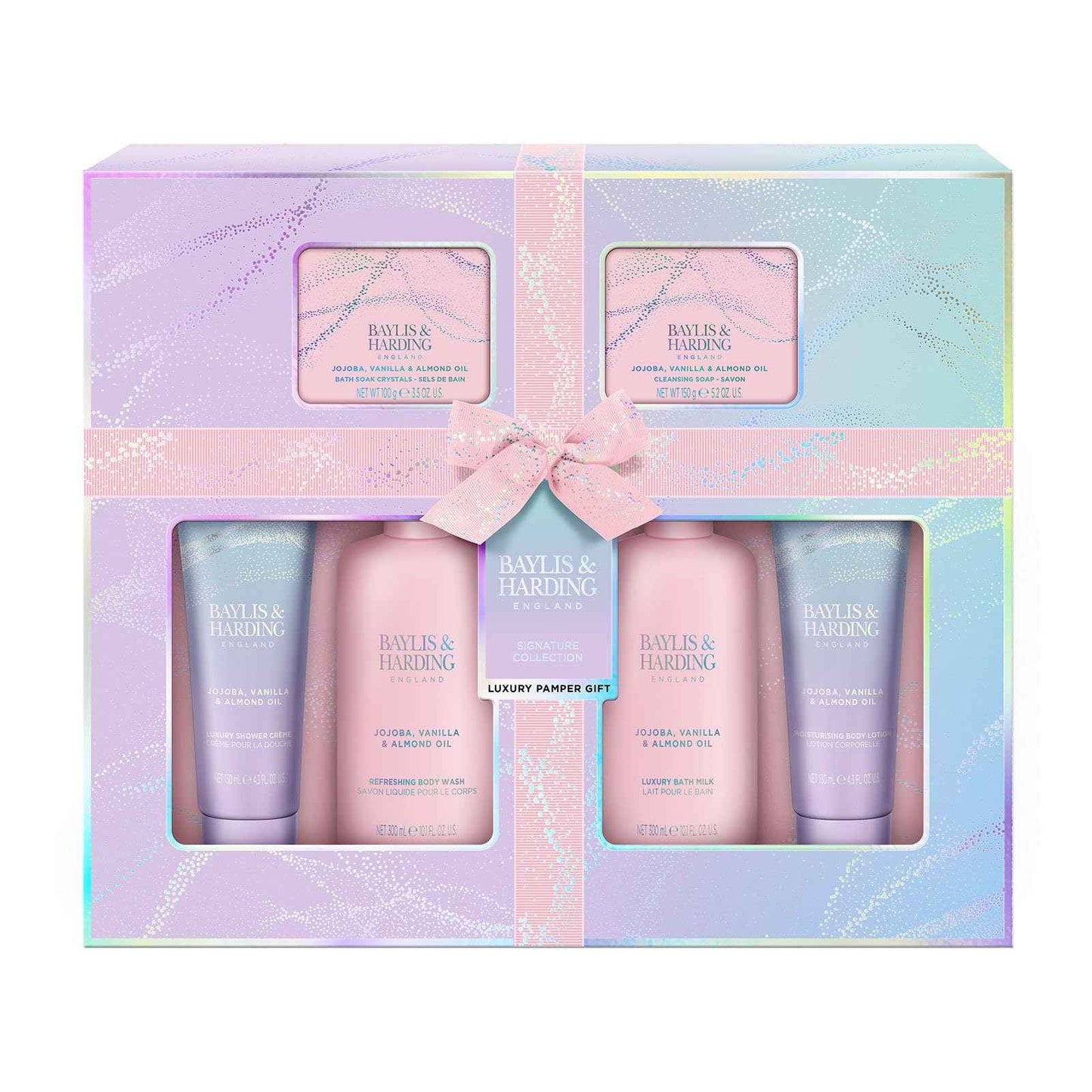 Baylis & Harding Gift Set for Women - Luxury Skin & Body Pack - Jojoba, Vanilla & Almond Oil