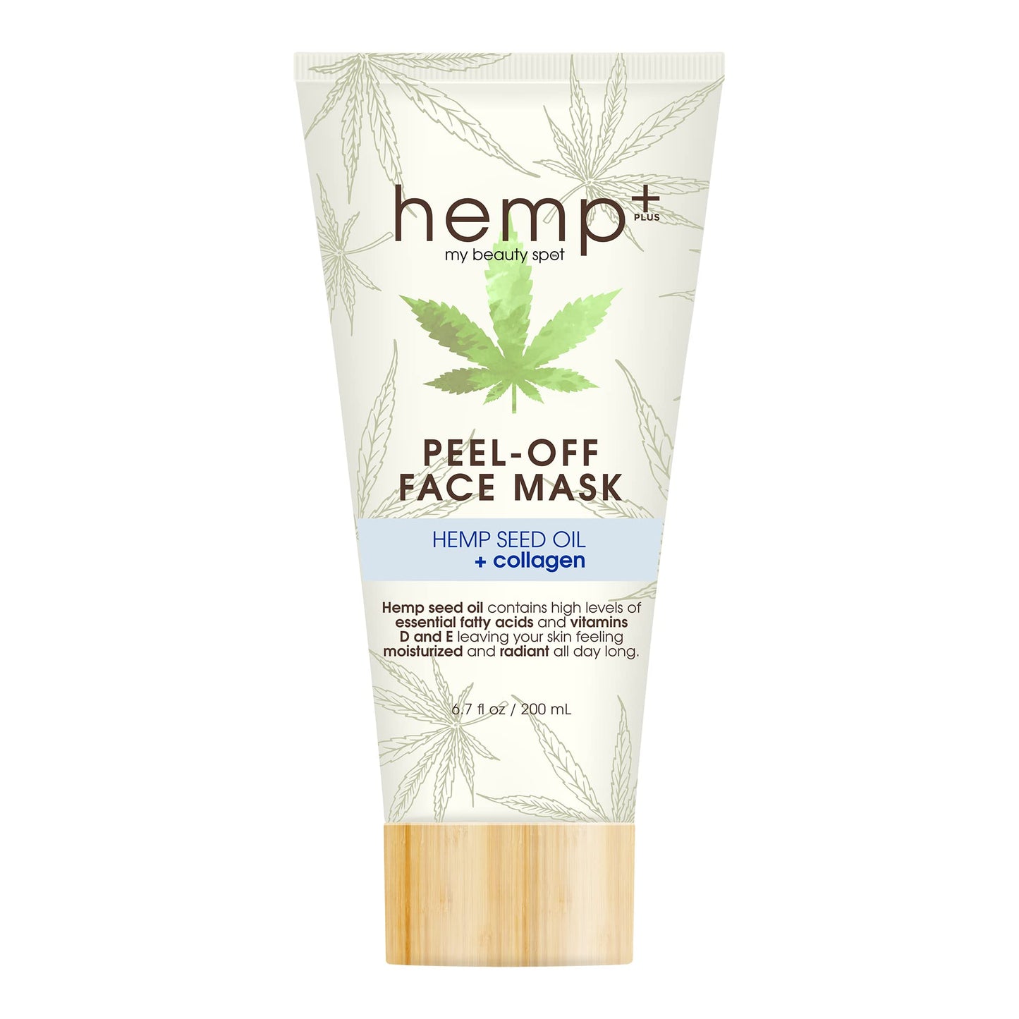 My Beauty Spot Hemp Plus Peel Off Face Mask Face Mask Skin Care for Women Hemp Seed Oil Infused Face Masks For Women Skin Care