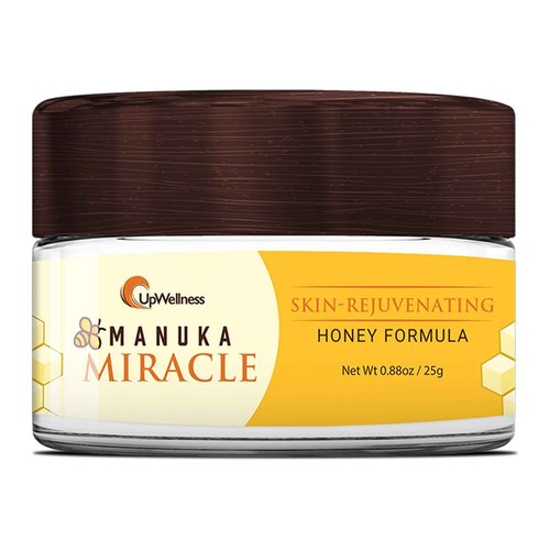 UpWellness Manuka Miracle - 100% Natural Manuka Honey Lotion - Manuka Honey Cream for Smooth, Radiant Skin - Physician-Formulated