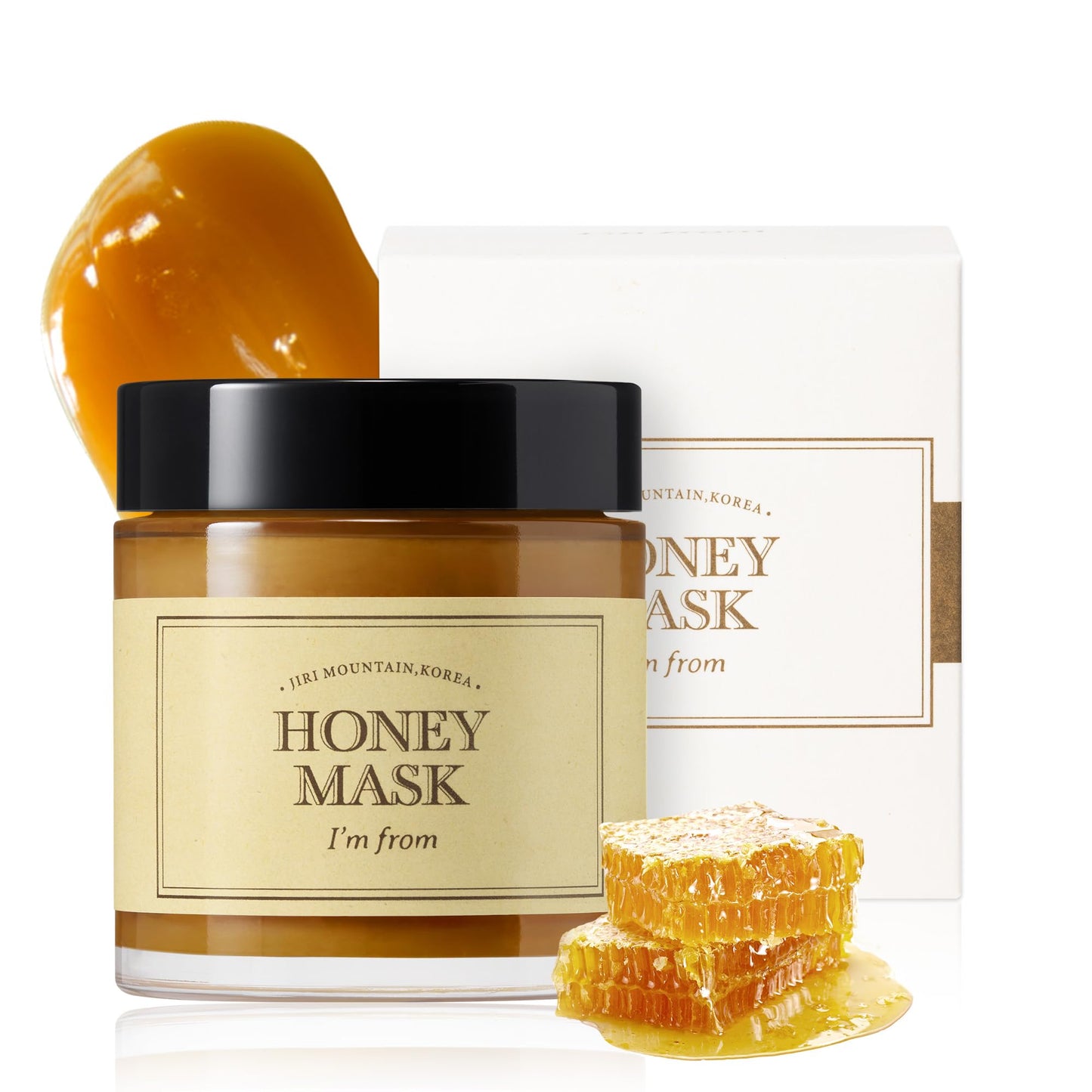 I'm from] Honey Mask 4.23oz | wash off type, real honey 38.7%, Mature skin, Deep moisturization, Nourishment,and Clear Complexion.