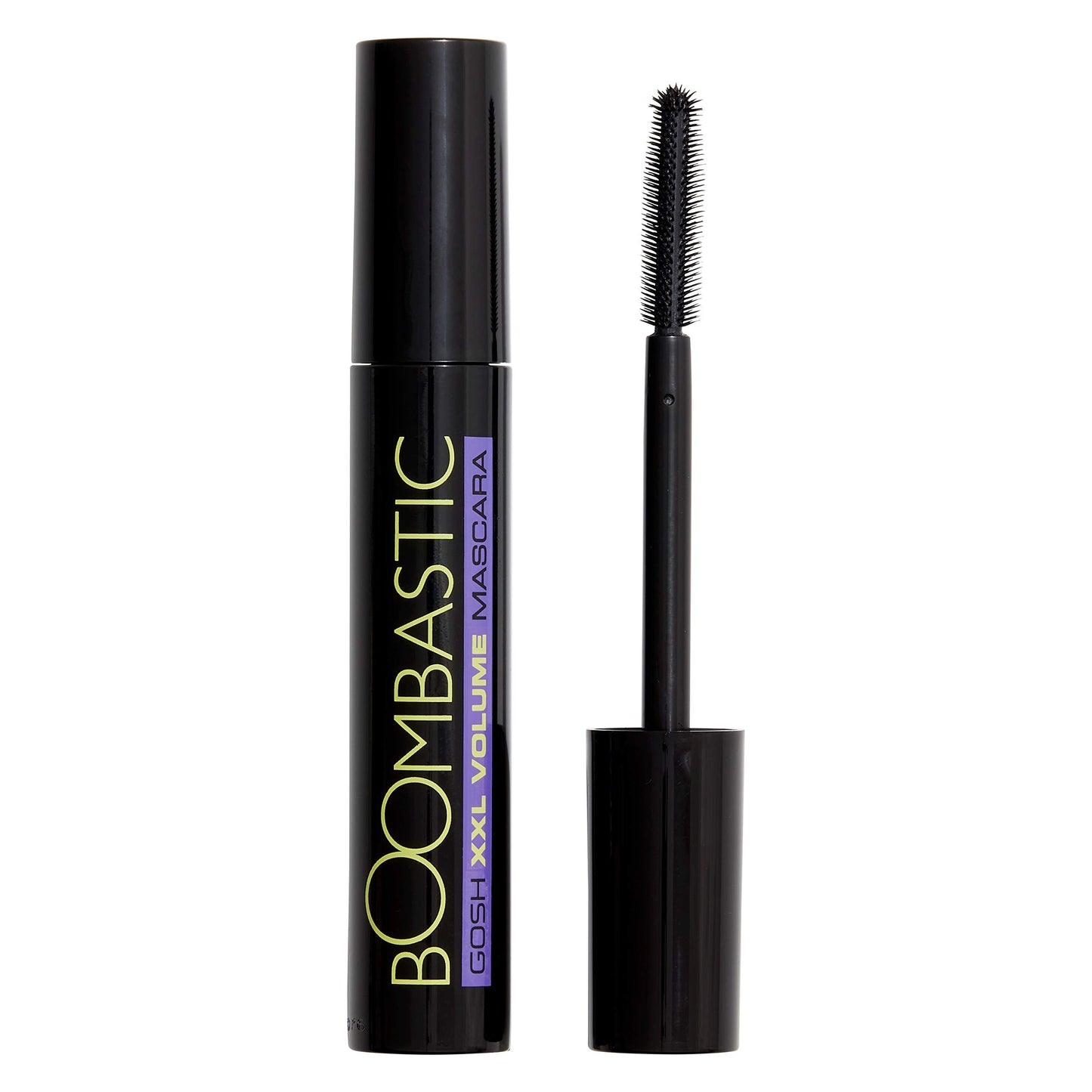 GOSH Boombastic Mascara for Extreme Volume & Long Eyelashes, Mascara with Precise XL Eyelash Brush, Separates Eyelashes When Inducing, Long-lasting, Skin-friendly & Fragrance-, 001 Black