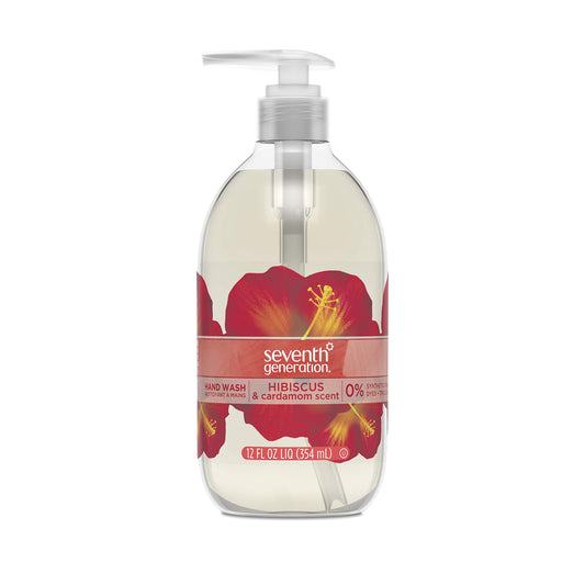 Seventh Generation Hand Wash, Hibiscus and Cardamom, 12 Ounce