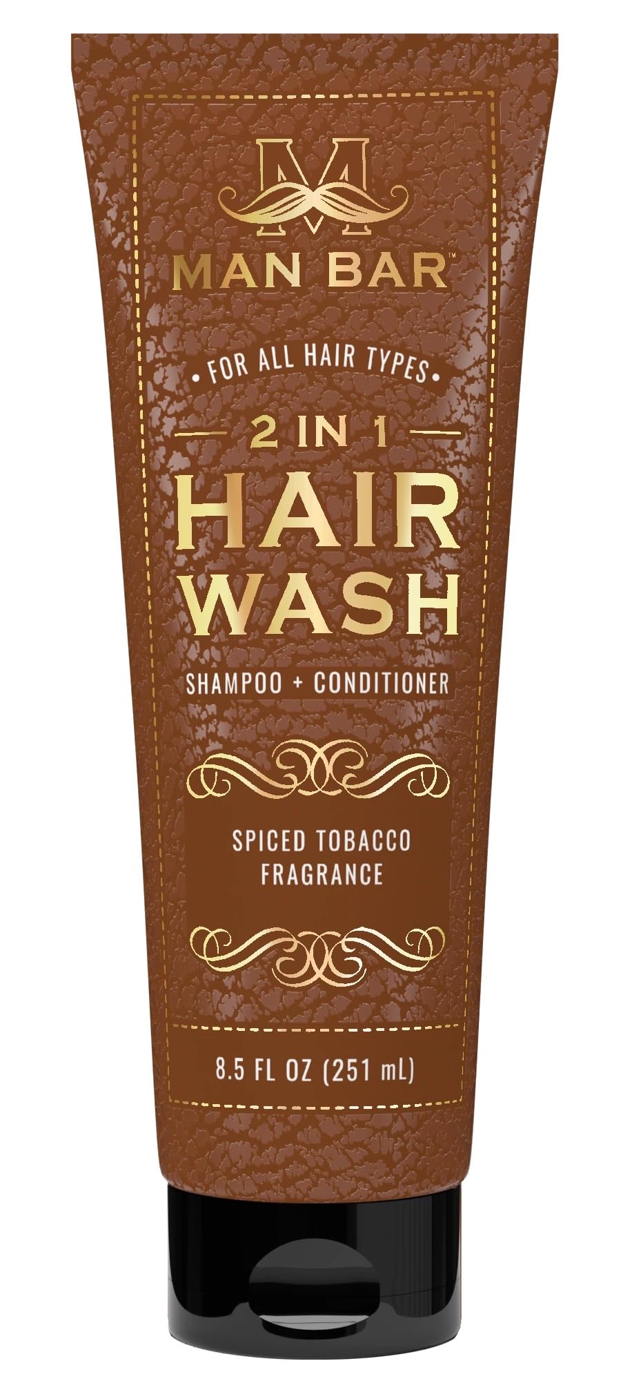 San Francisco Soap Company Man Bar 2 IN 1 Hair Wash SPICED TOBACCO - Where Lather meets Luxury