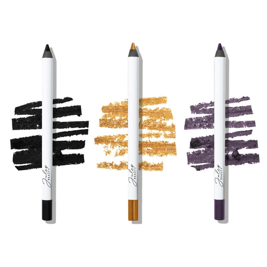 Julep When Pencil Met Gel Eyeliner Trio – Blackest Black, Sunset Gold, Smoky Plum – Long-Lasting, Smudge-Proof Gel Eyeliner GIft Set for Holiday 2024