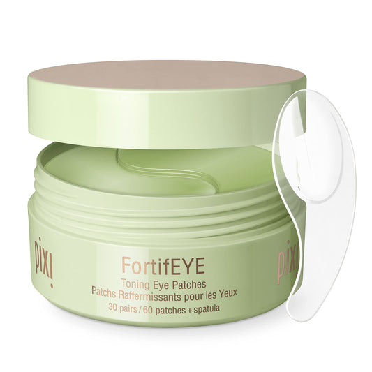 Pixi FortifEYE Firming Hydrogel Under-Eye Patches | Collagen Eye Patches For Under Eyes | Energize & Tone Eye Area | 30 Pairs / 60 Patches