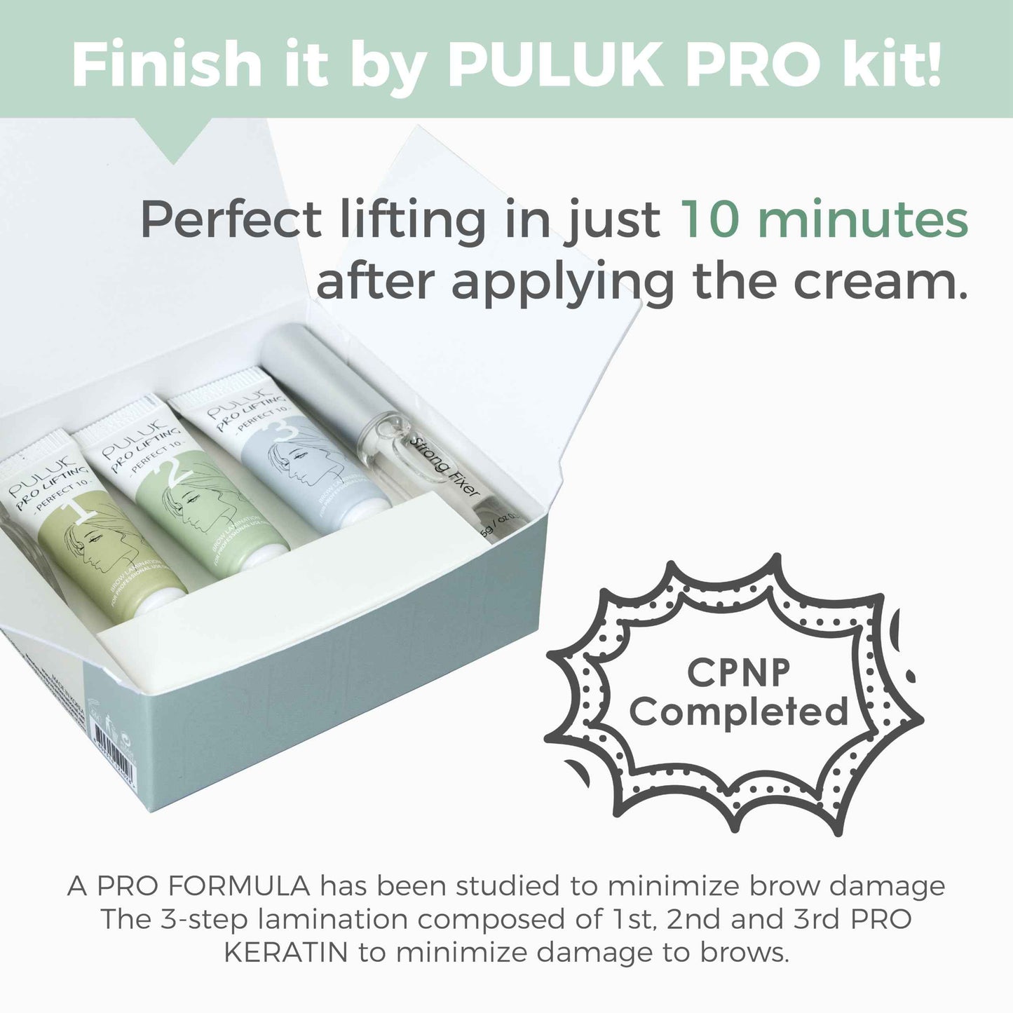 PULUK PRO LIFTING Brow Lamination Kit, Professional Semi-Permanent brow lifting Perm Kit
