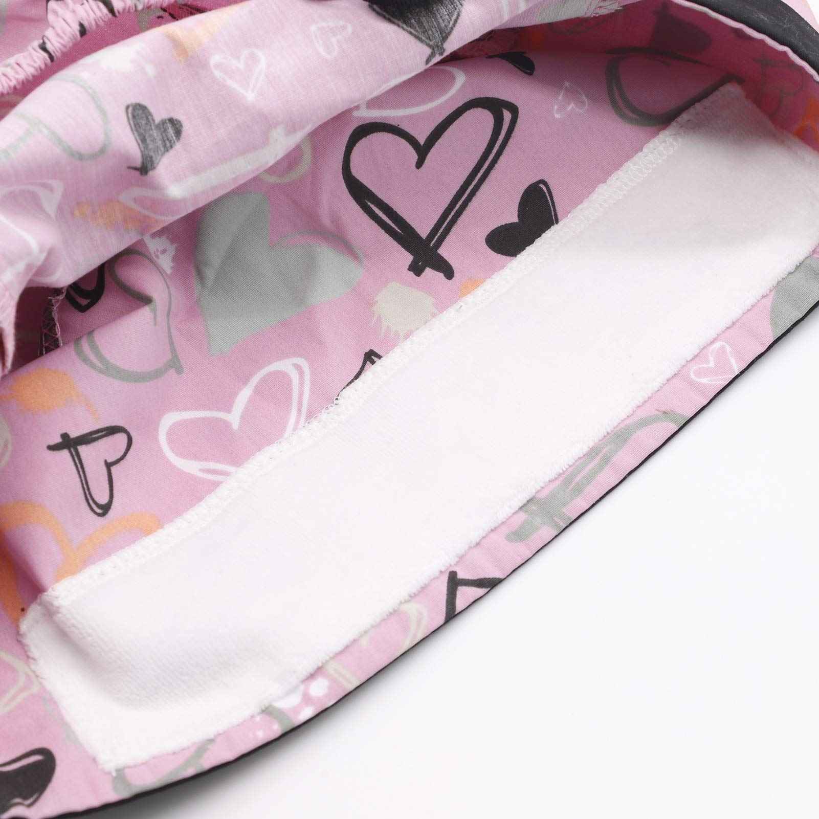 Hotme Working Cap with Buttons and Sweatband Adjustable Ribbon Tie Ponytail Hats for Women,Long Hair Head Covers Hair Caps