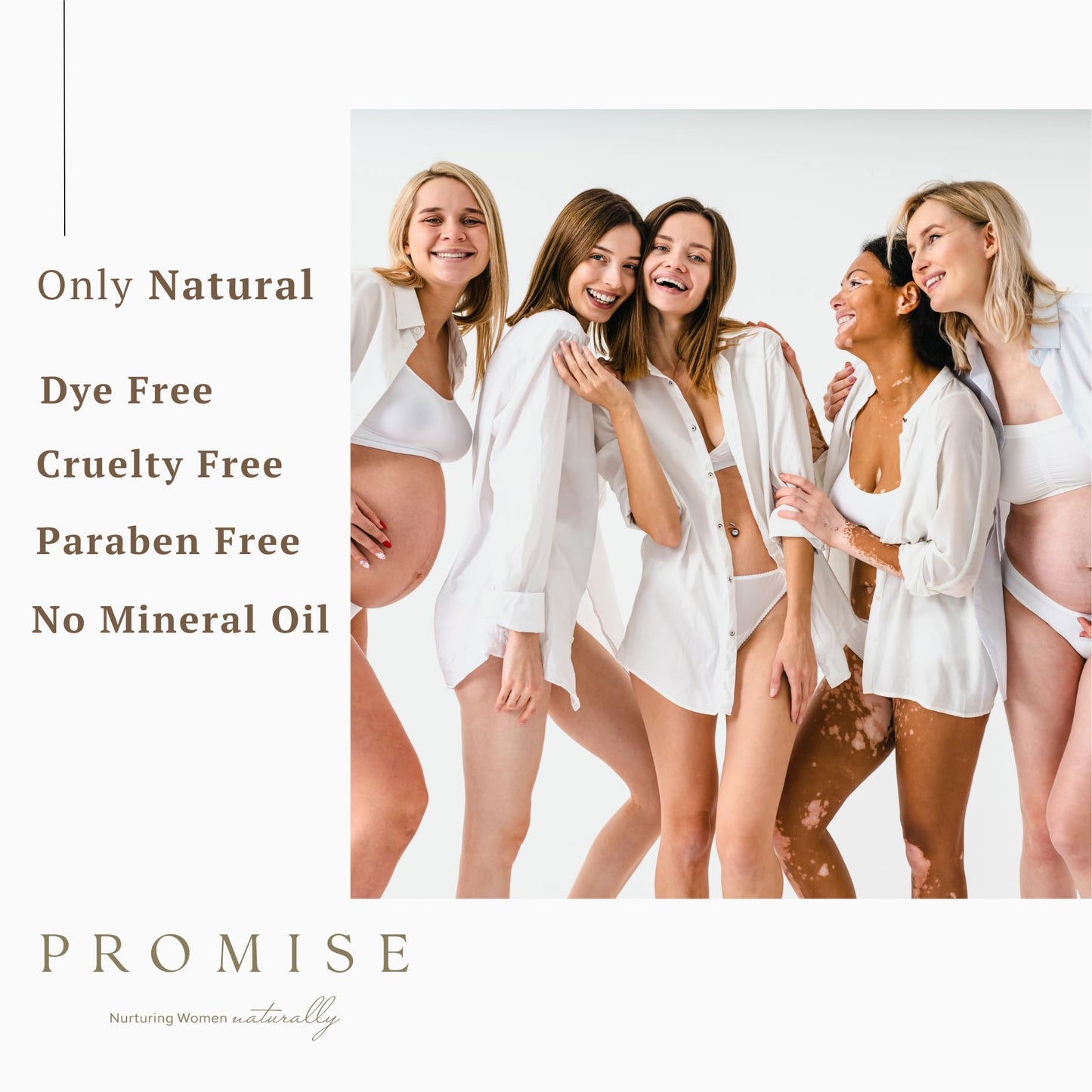 Promise Pregnancy Skin Care for Stretch Mark Prevention, Scars and Dry Skin, Ultra-Hydrating Belly Butter and Bump Oil for Pregnant Women, Vegan, Non-Toxic, Set