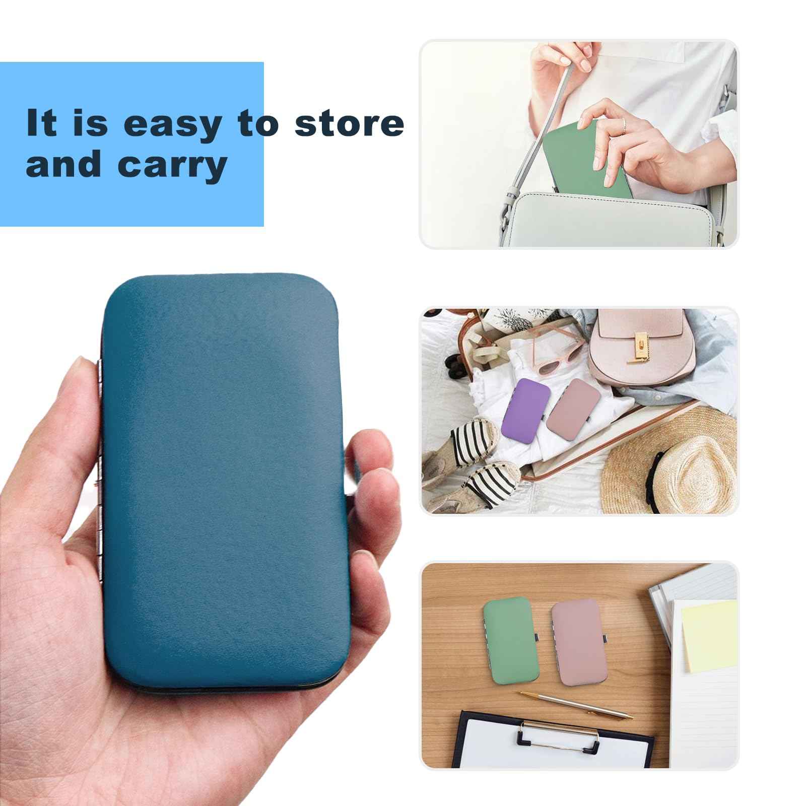 Manicure Kit Bulk, Nail Clippers Set Stainless Steel Fingernail Clippers Set, Sturdy Nail Tip Cutter Trimmers Professional Grooming Toenail Clippers Personal Pedicure Kits 7 in 1(Multicolour 24 Pack)