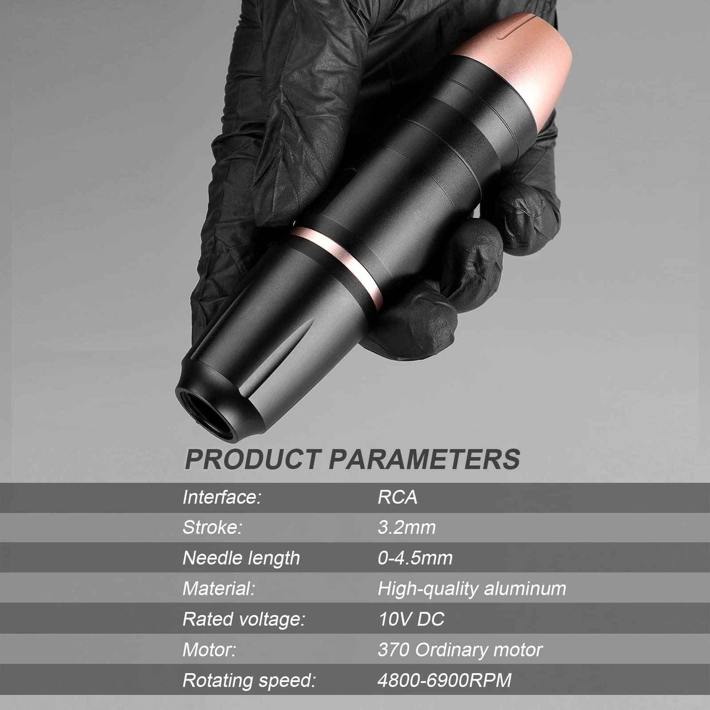 Tattoo Gun,Solong Anti-fatigue Mode Power Supply Professional Tattoo Kits with 5pcs Tattoo Table Covers Clean Pads Rotary Tattoo Machine Starter Kit with 20pcs Tattoo Cartridge Needles