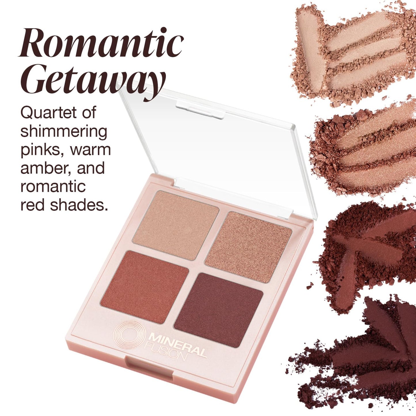 Mineral Fusion Romantic Gateway Eyeshadow, 0.25 oz,Powder