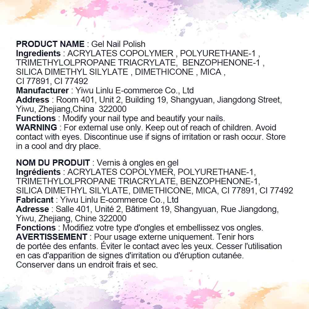 MEET ACROSS Neon Crackle Gel Nail Polish With Black White Sliver Glod Gel+ Glow in the Dark Gel Polish Kit 18Pcs*7ml