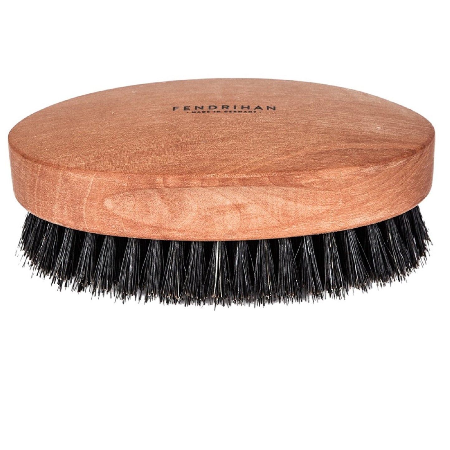 Fendrihan Genuine Boar Bristle and Pear Wood Military Hair Brush, Made in Germany MEDIUM STIFF BRISTLE