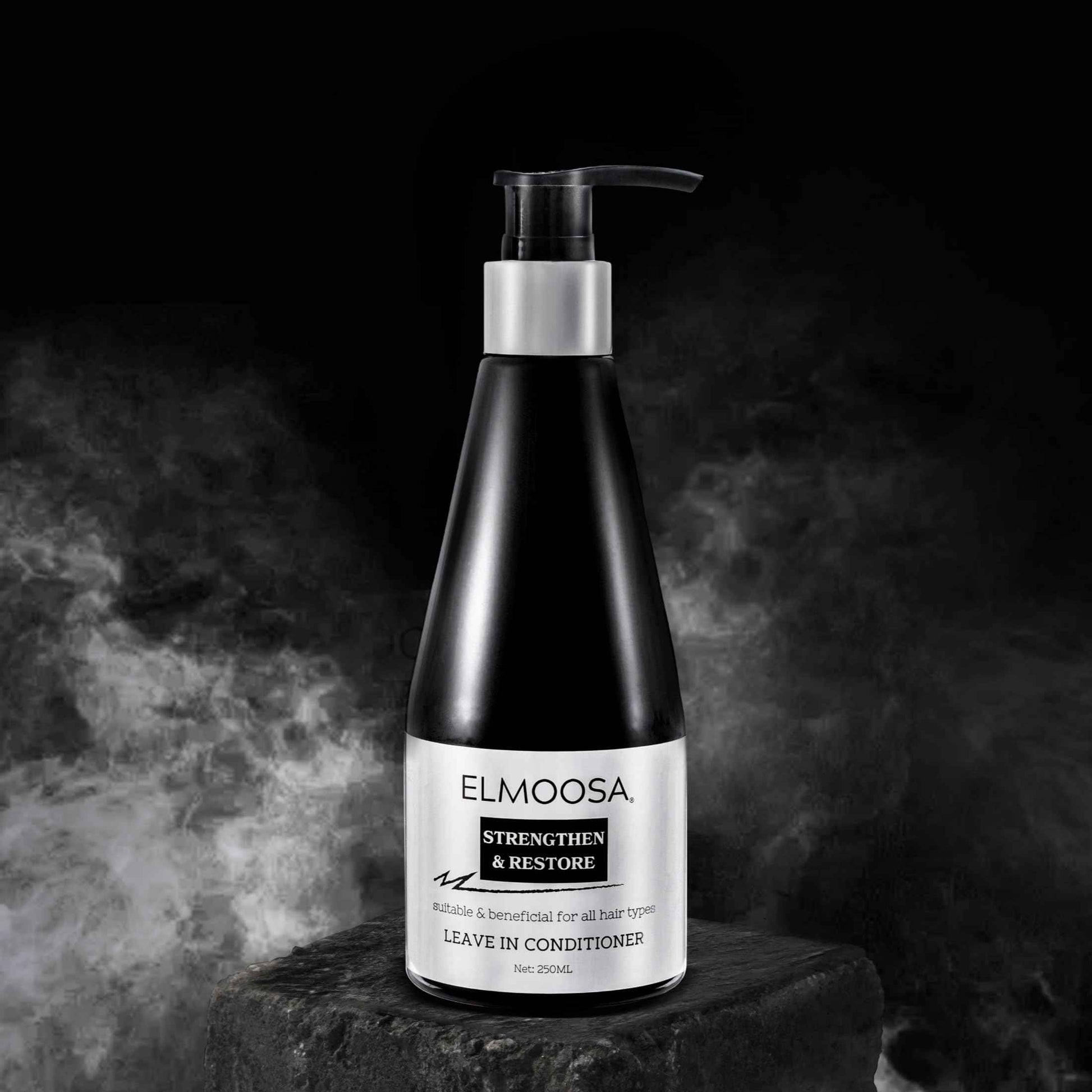 ELMOOSA Caviar Leave In Conditioner -24/7 Caviar Armor Against Frizz & Split Ends/Caviar Hair Treatment/Heat Protection/Frizz Control for curly hair 250ML