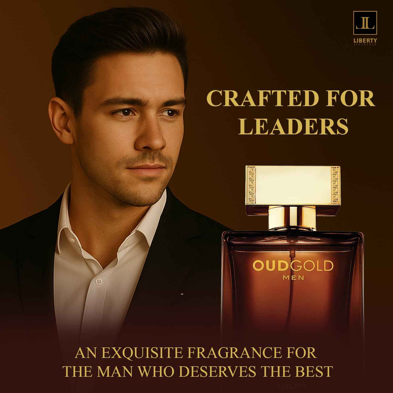 Liberty Oud Arabic Perfume for Men, Long-Lasting Luxury with Bold Oud, Fresh Citrus, and Premium Woody Scent, long lasting perfume for men,perfumes arabes para hombres,Gift For Men,50ml EDP