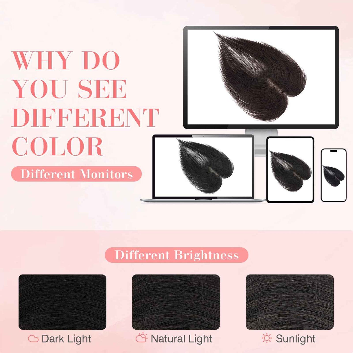 S-noilite Hair Toppers for Women Real Human Hair,Upgrade Base 360 3D Clip in Toppers for Women with Side Bangs HairPieces Clip on Bangs(Natural Black,11inch)