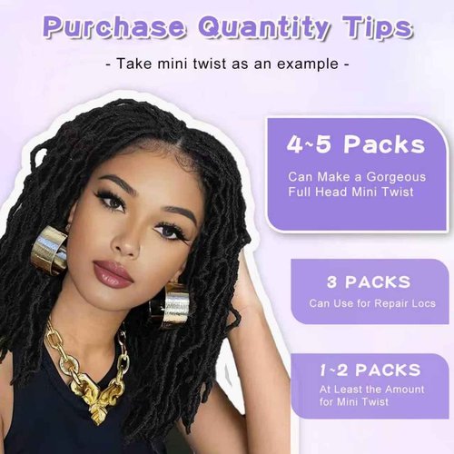 Afro Kinkys Bulk Human Hair For Braiding Soft 4c Afro Kinky-Curly Human Hair For Mini Twists,Dreadlocks Extensions,Repair Locs,Micro Locs Extension,Human Braiding Hair 18inch(1B,35g/pack)