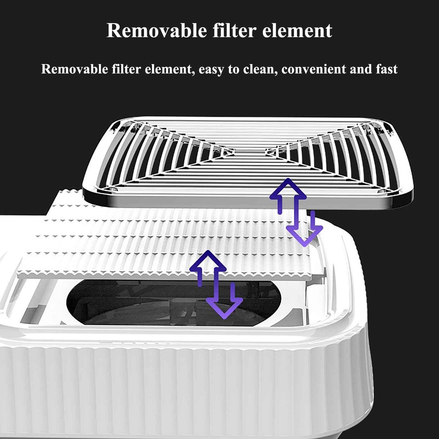 Winb Nail Dust Collector with Vacuum Fan - Professional Dust Extractor for Nail Tech, Powerful Suction & Ultra-Quiet | for Acrylic Nail Polishing