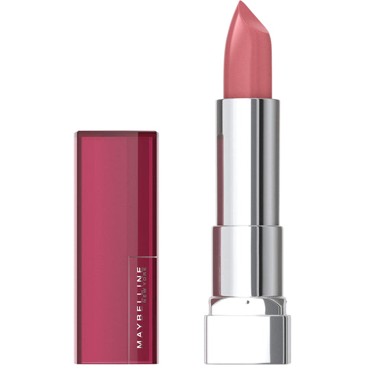 Maybelline Color Sensational Lipstick, Lip Makeup, Cream Finish, Hydrating Lipstick, Flush Punch, Nude Pink ,1 Count