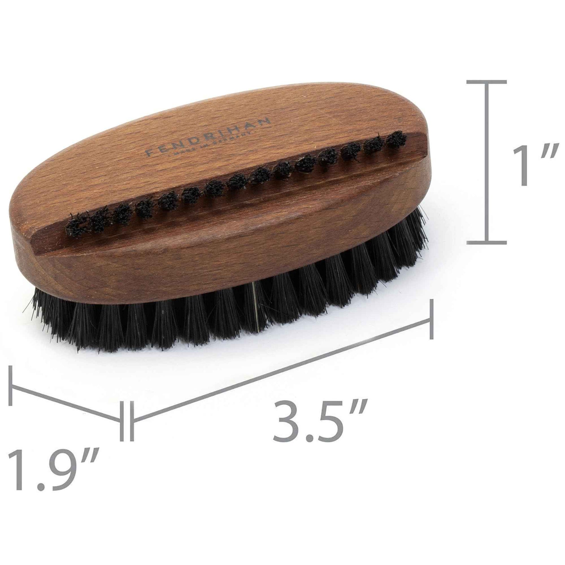 Fendrihan Thermowood Genuine Boar Bristle Nail Brush, Made in Germany