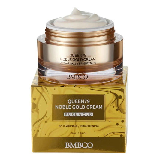 BMBCO 24K Gold Firming Cream – Hydrating Korean Moisturizer with Collagen & Hyaluronic Acid | Improves Elasticity & Visible Radiance | For Face, Neck & Eyes – 50ml