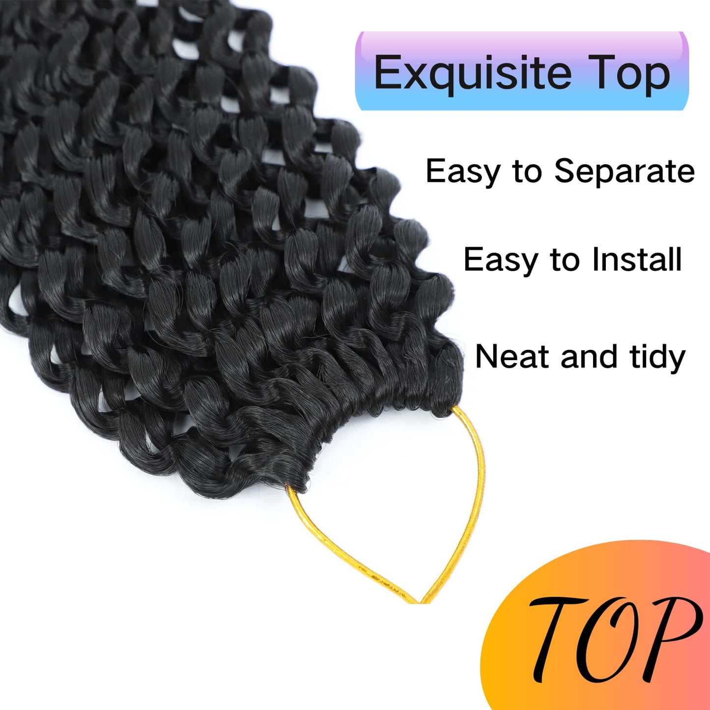 Passion Twist Hair 12 Inch Water Wave Crochet Hair for Black Women Short Passion for Butterfly Locs 8 Packs Bob Spring Synthetic Curly Twist Braiding Hair Extensions 1B Natural Black1