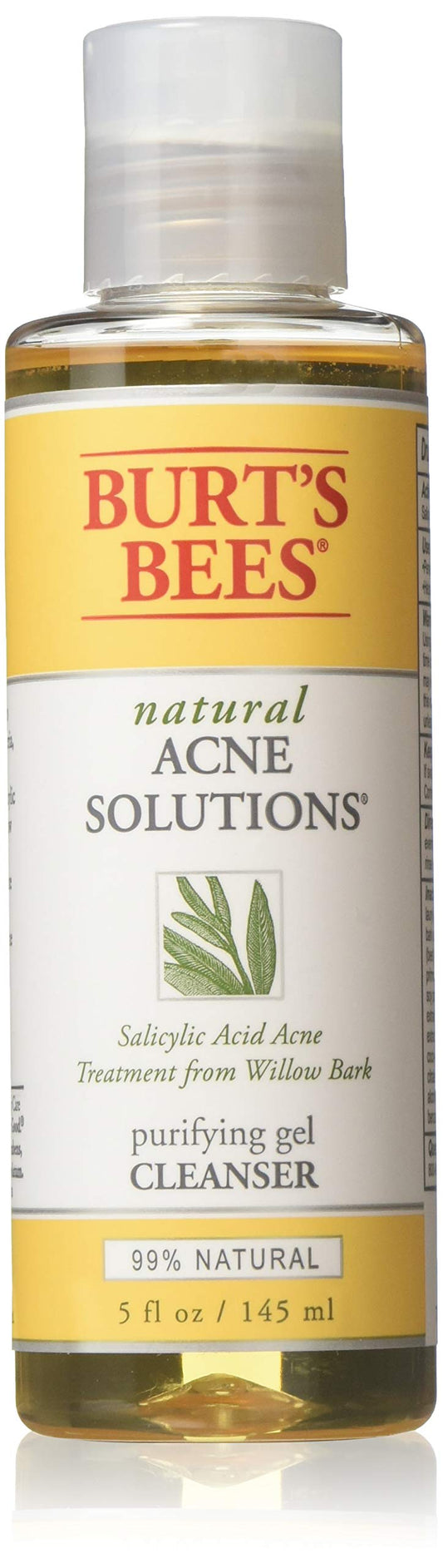 Burts Bee natural Acne solutions, purifying Gel Cleanser, 5 FL Oz (Pack of 12)