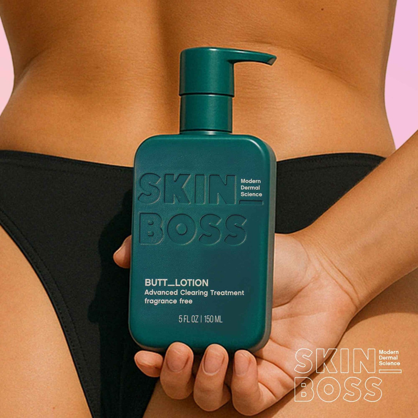 SKIN BOSS Anti-Blemish Body Lotion for Buttne, Back Acne, Inner Thighs & Chest, Targets Folliculitis, Scars & Dark Spots, Daily Use Hydrating Cream for Women & Men of All Skin Types, 5 Oz