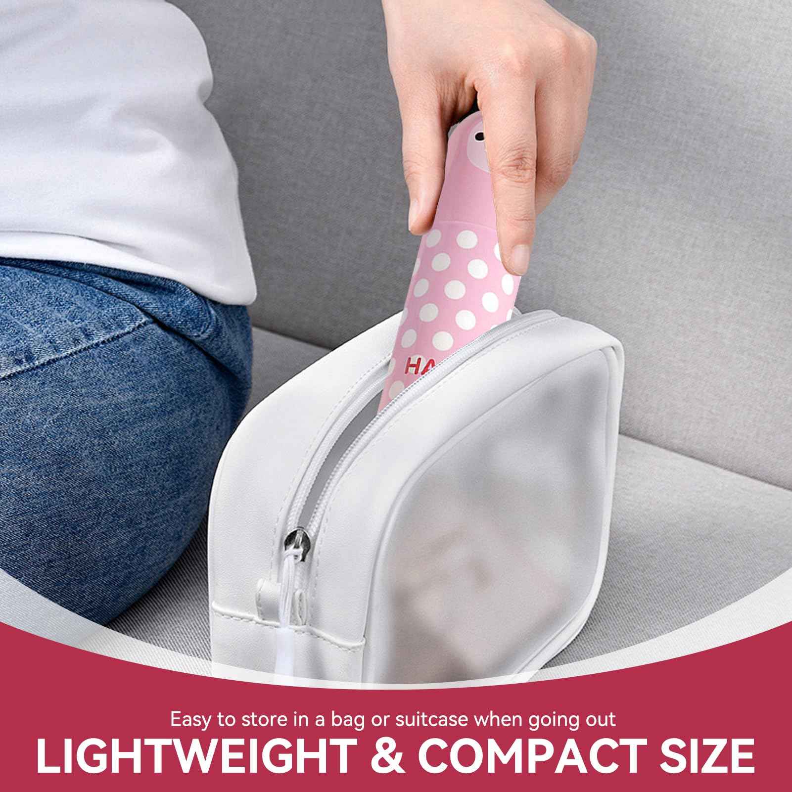 Cyrank Toothbrush Travel Case for Toothbrush, Cute Portable Toothbrush Holder Toothbrush Cup Reusable Plastic Toothbrush Holder with Cover for Traveling, Camping, Home, School, Business(Pink)