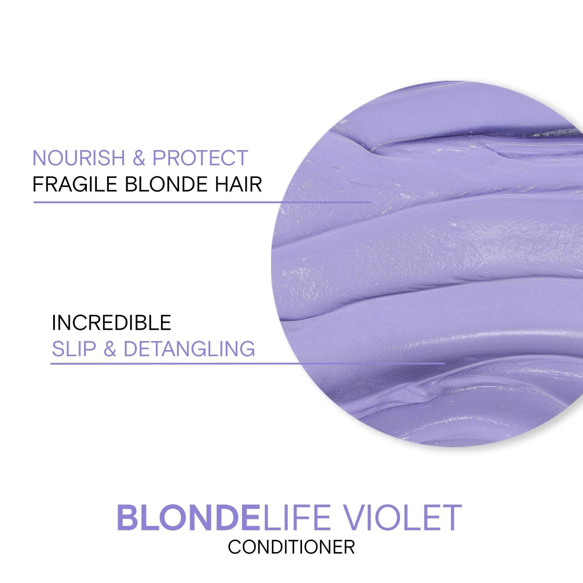 Joico Blonde Life Violet Shampoo and Conditioner | For Cool & Bright Blonde Hair | Neutralize Brassy Tones | Banish Yellow Tones | Boost Shine | Sulfate Free | With Monoi & Tamanu Oil