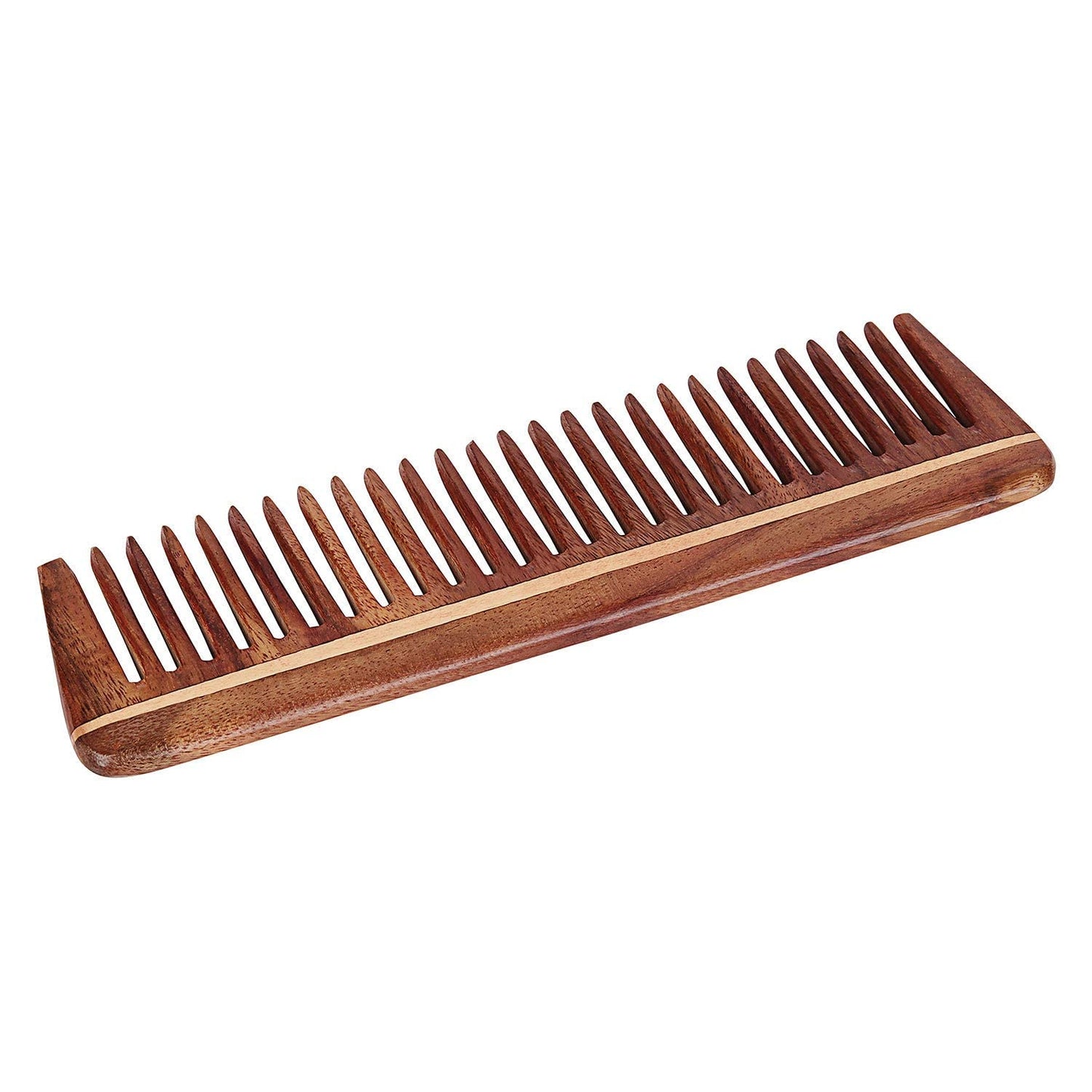 Svatv Handcrafted Rosewood Comb For Detangling Hair For Thick, Curly And Wavy Hair, Non-static And Eco-friendly With Wide Tooth For Grooming Hair Comb - (A-82A)