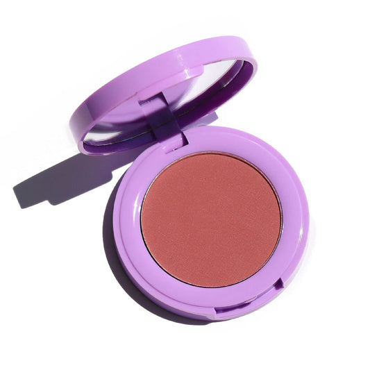 Half Caked In Bloom Powder Blush | vegan & cruelty-free, fragrance-free, highly pigmented, primer-infused | 3.8g (Day 'N' Nite)